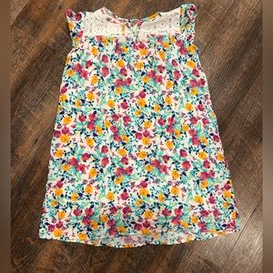 True Craft Girl’s Medium Floral and Lace Dress